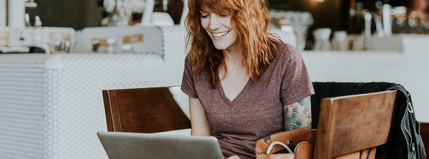 woman on laptop